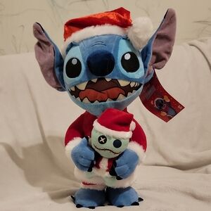 Blue and Red Holiday Plush Toy